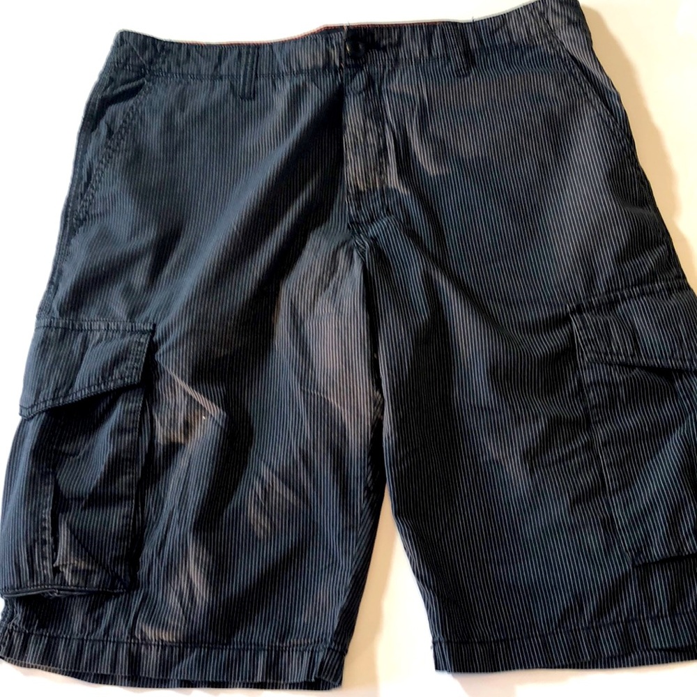DKNY Pinstripe cargo shorts